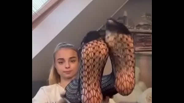 Stockings et pieds blancs