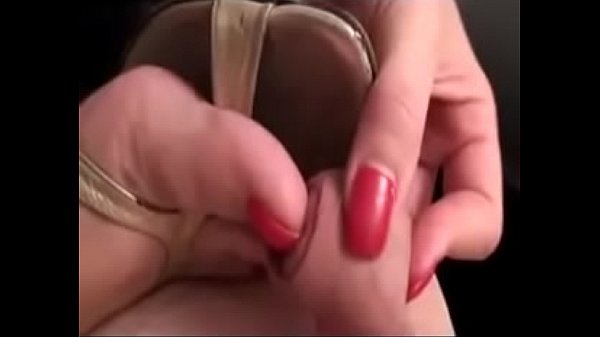 footjob red toes in sandals